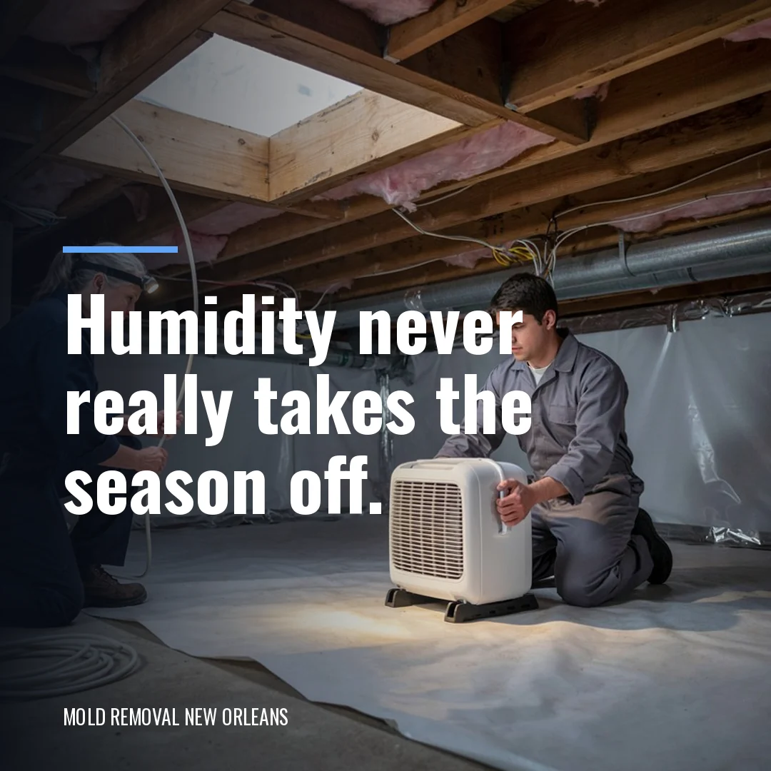 Humidity never really takes the season off.