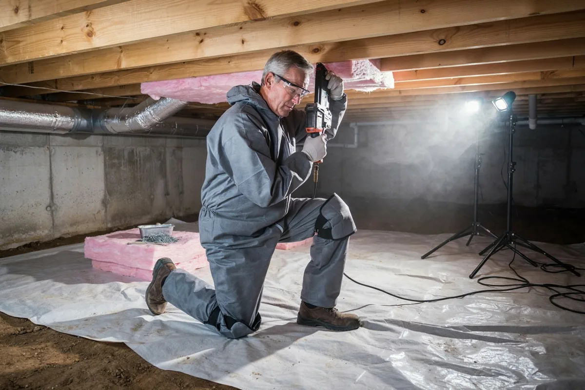Crawl space mold remediation in New Orleans, LA